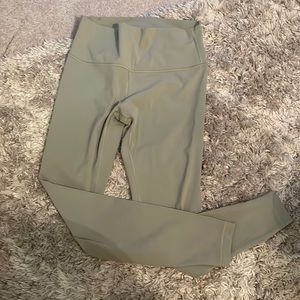 Light Green Lululemon Yoga Pants